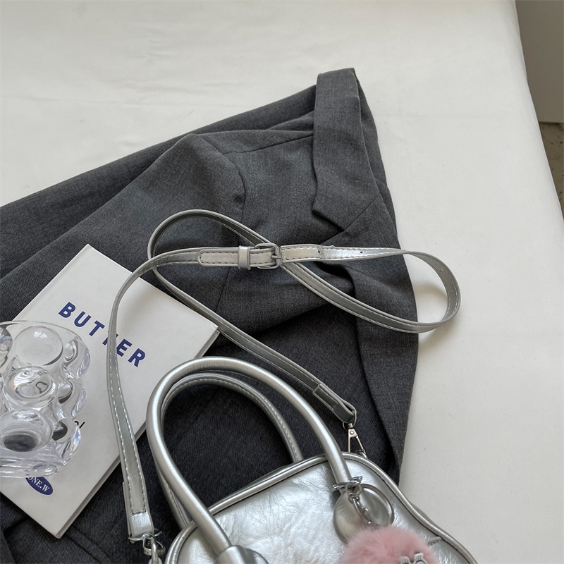 Túi Xách Da PU Đeo Chéo Màu Trơn Thời Trang Chất Lượng Cao Cho Nữ