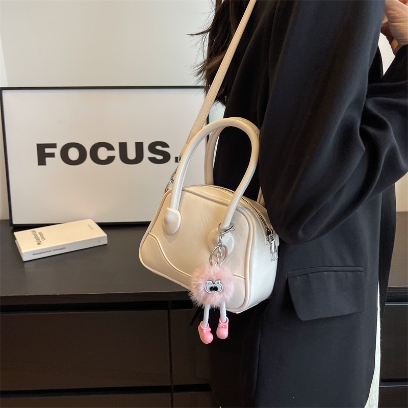 Túi Xách Da PU Đeo Chéo Màu Trơn Thời Trang Chất Lượng Cao Cho Nữ