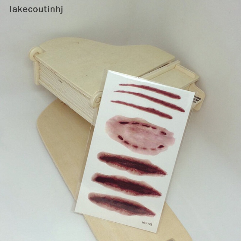 2 Hình Xăm Dán Vết Thương Chống Nước Chủ Đề Halloween