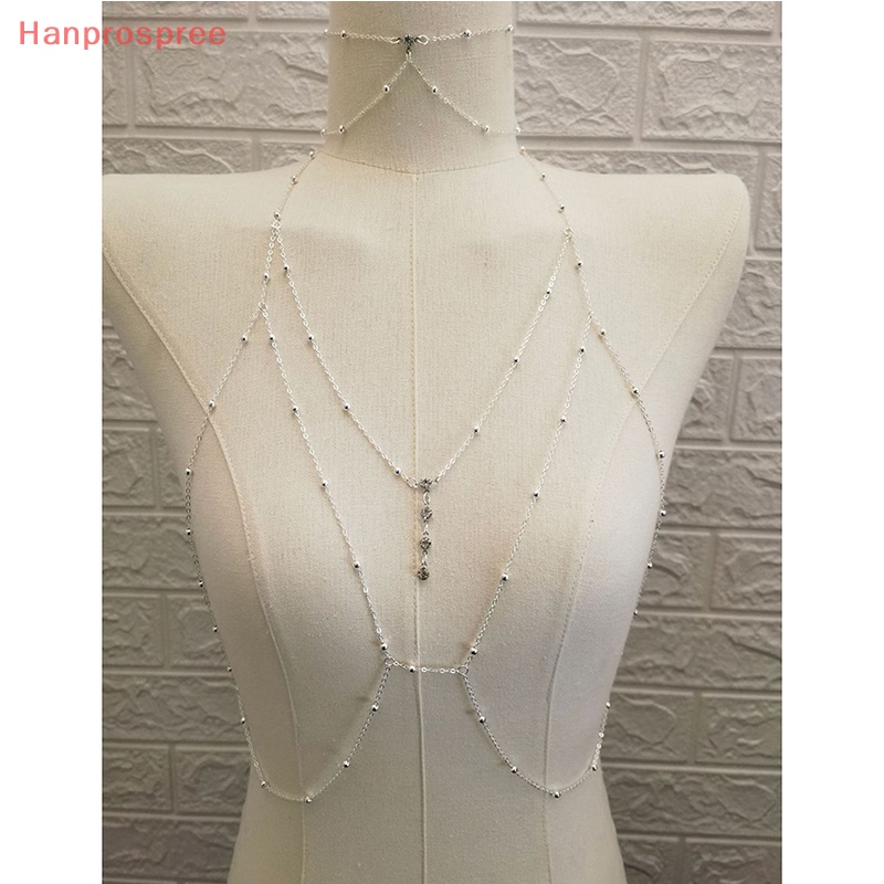 Hanprospree > Dây Chuyền Cơ Thể Dạng Chuỗi Pha Lê Rỗng Bằng Kim Loại Trang Sức Gợi Cảm Thời Trang Cho Nữ well