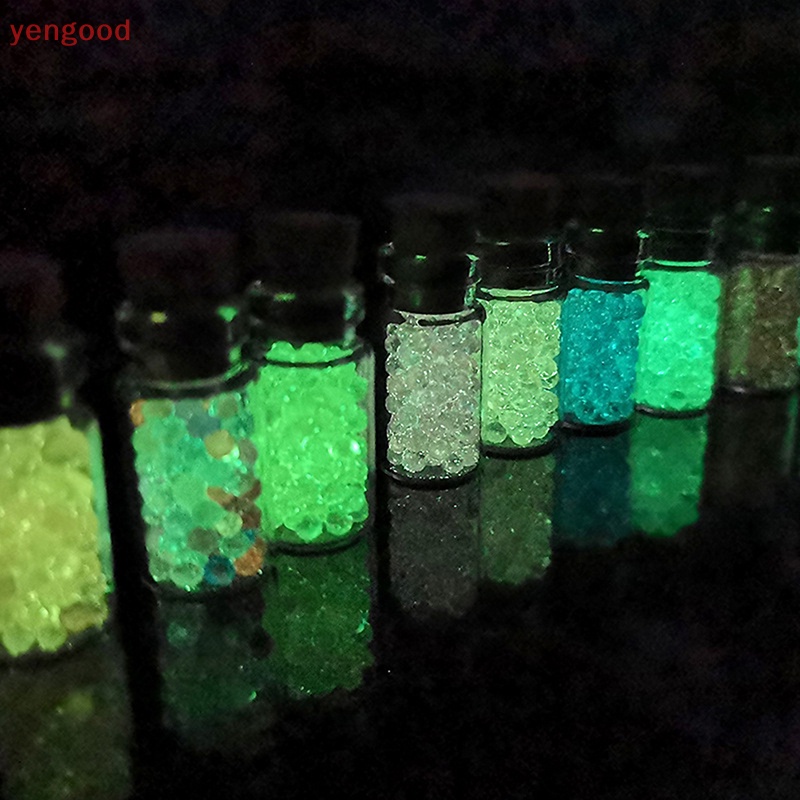 Bộ 2 Lọ Điều Ước Mini Dạ Quang Dùng Trang Trí Nhà Búp Bê DIY