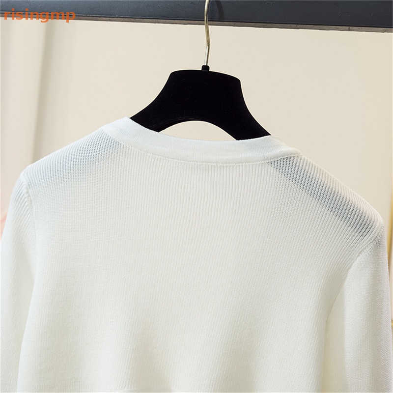 Áo Cardigan Màu Trơn Thoáng Khí Phong Cách Hàn Quốc Thanh Lịch Cho Nữ