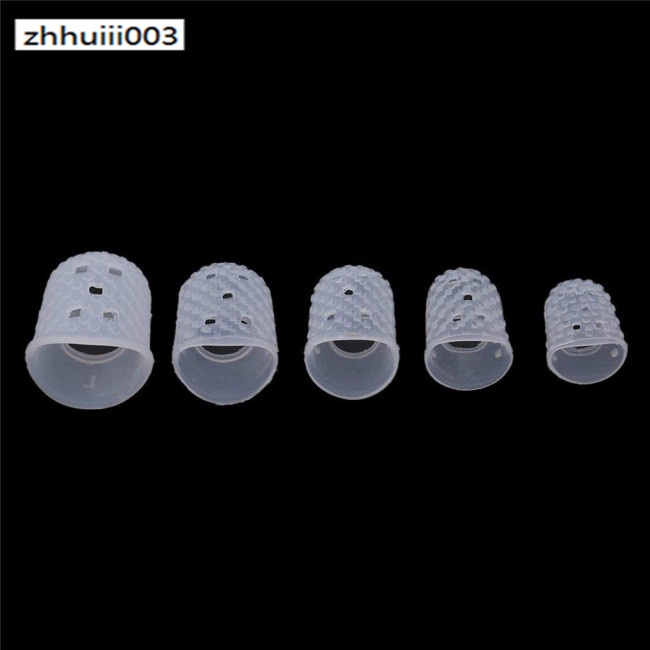 Set 5 Vỏ Bọc Ngón Tay Chống Trượt Giảm Đau Khi Chơi Đàn Ukulele / Điện / Guitar Acoustic