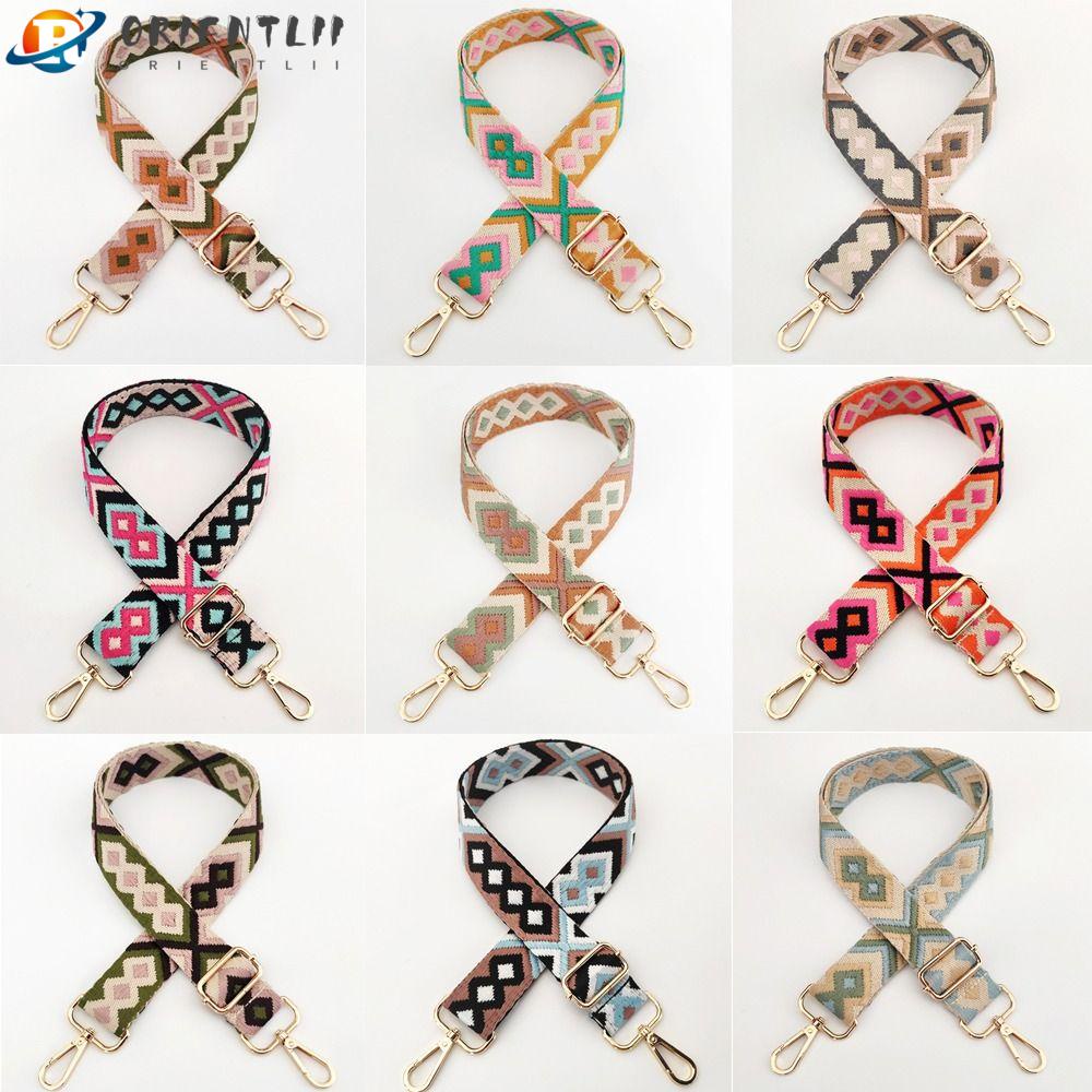 Dây Đeo Túi Xách Họa Tiết Thêu 130cm Có Thể Điều Chỉnh Được