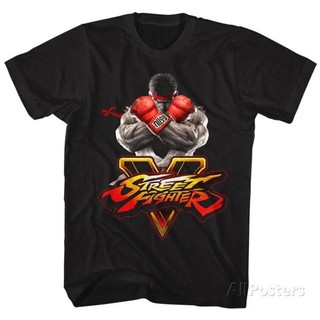 Newdiy Street Fighter Sfv Key Trang phục nhân quả Áo nam Tee Đen 920601