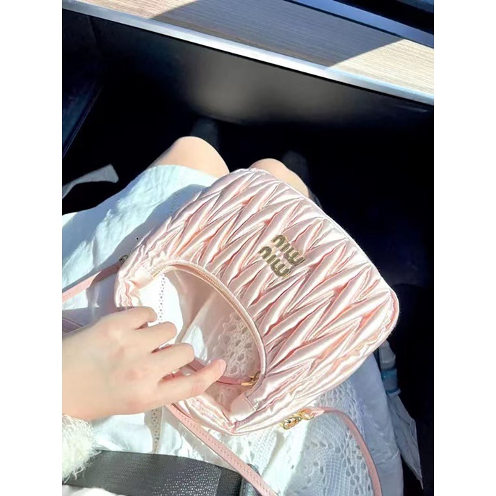 Túi Xách JASMIN NOIR Da PU Xếp Ly Thời Trang Cho Nữ