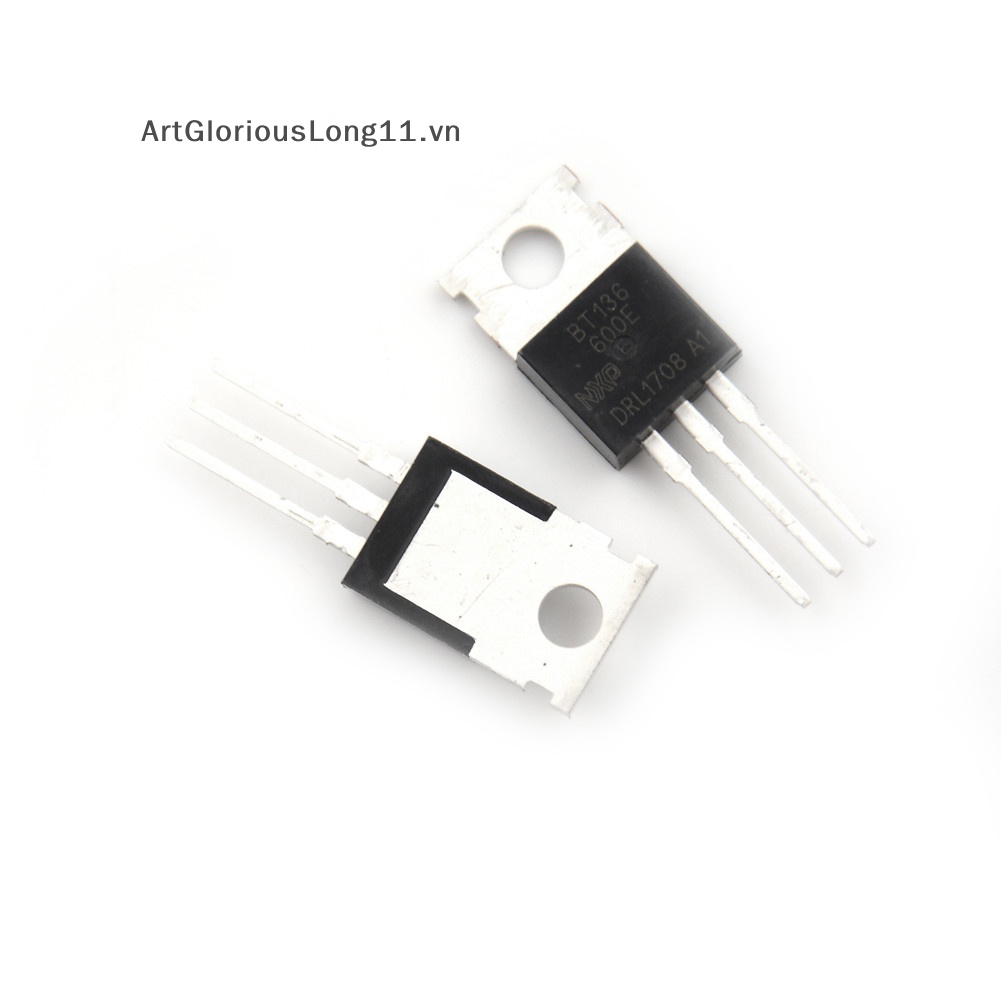 Set 10 Linh Kiện Điện Tử BT136-600E BT136-600 BT136 Triacs Thyristor TO-220