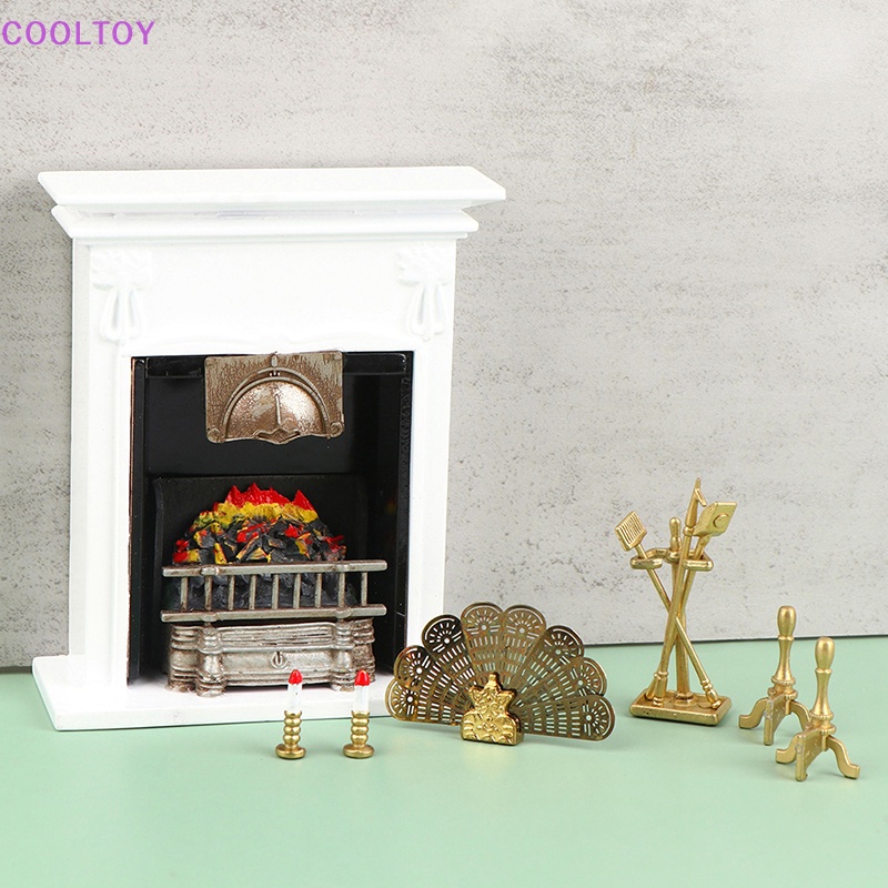 1 Bộ Vỏ Bọc Quạt Thổi Lửa 1: 12 Trang Trí Nhà Búp Bê