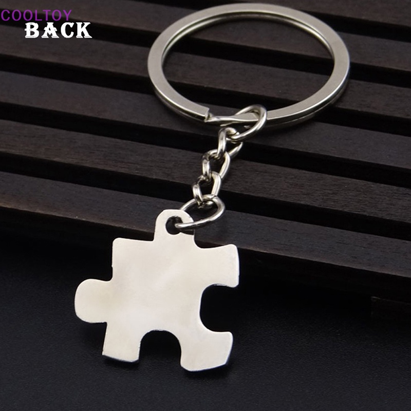 Cooltoy Jig Móc Chìa Khóa Kim Loại Hình Mảnh Ghép Ba Lô / Túi Xách Trang Trí Quà Tặng Bán Chạy