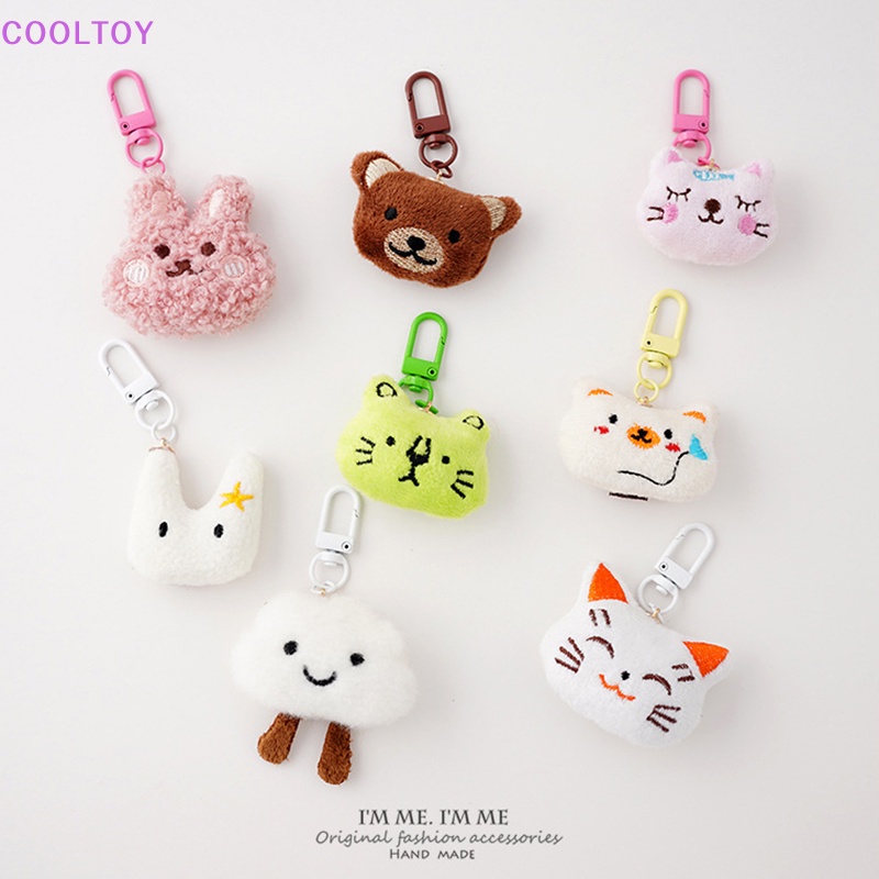Móc Khóa Hình Thỏ Nhồi Bông Dễ Thương Sáng Tạo