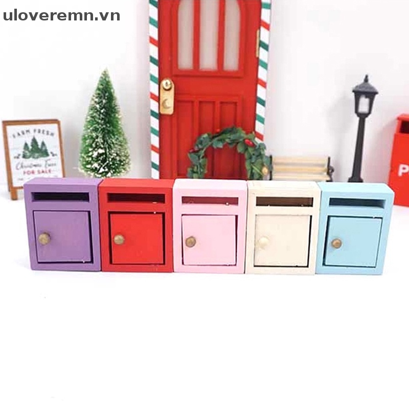 1 Hộp Thư Mini Màu Sắc In Chữ 1: 12 Trang Trí Nhà Búp Bê