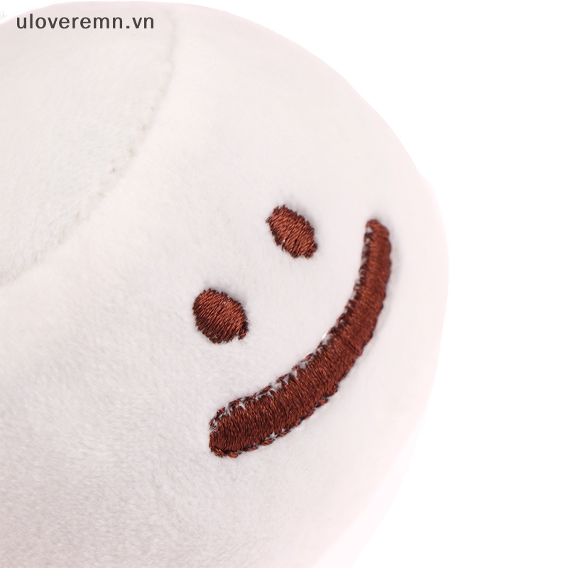Uloveremn Móc Khóa Búp Bê Marshmallow Nhồi Bông Trắng Dễ Thương