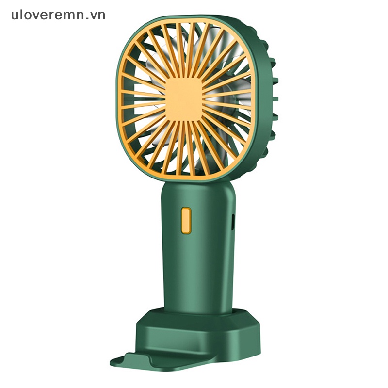Quạt Điện Mini Cầm Tay 400 / 600Mah Có Thể Sạc Lại Bằng Cổng Usb