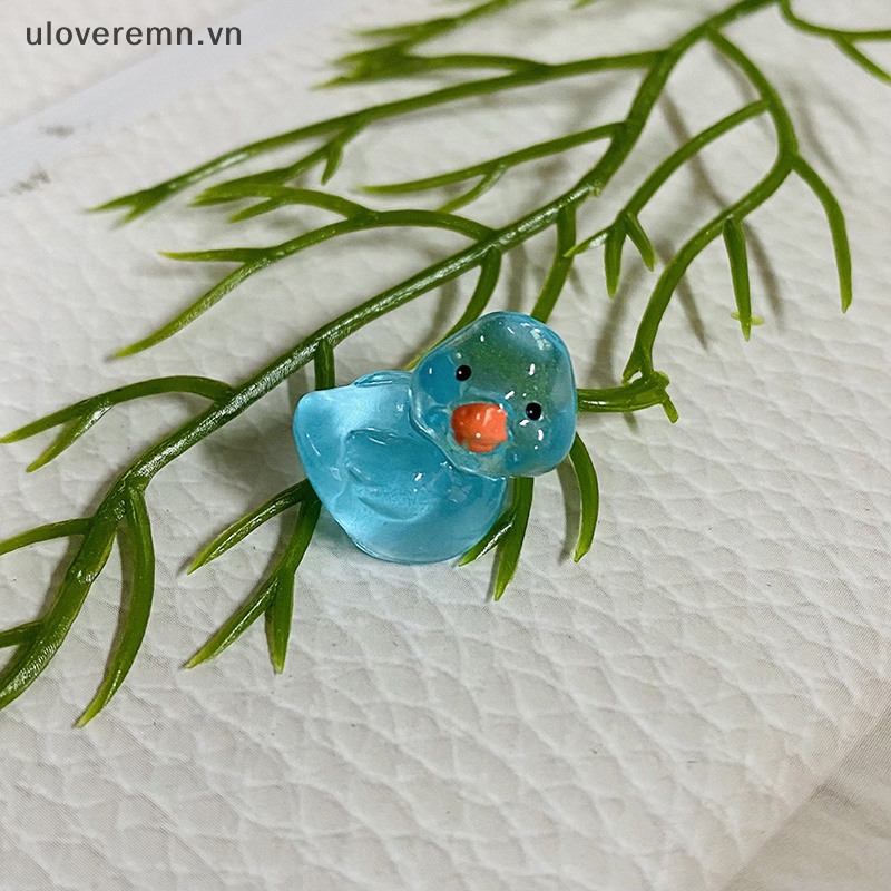 Bộ 5 Kẹp Tóc Hình Chú Vịt Dạ Quang Xinh Xắn