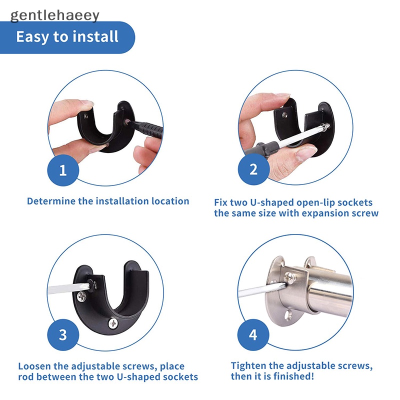 Thanh Treo Rèm Cửa Bằng Thép Không Gỉ Hình Chữ U