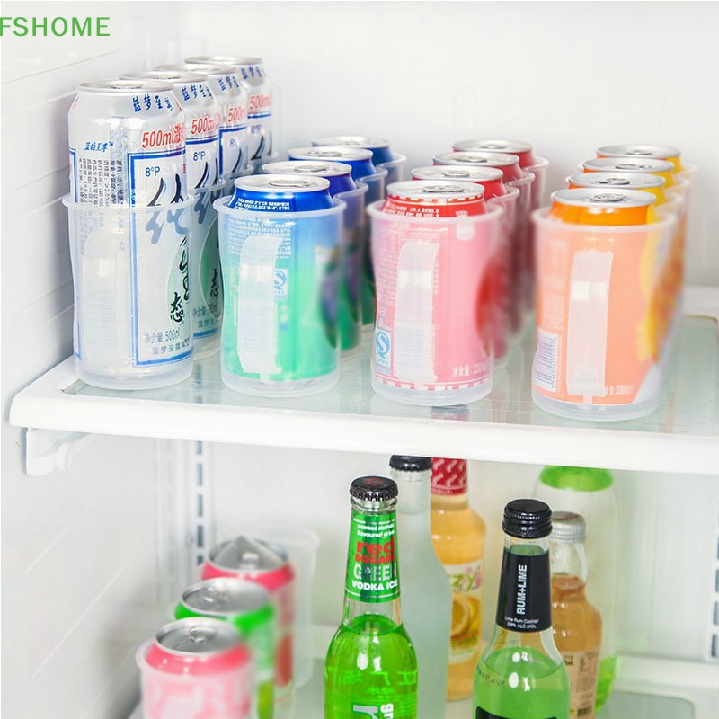 Khay Đựng Đồ Uống Tiết Kiệm Không Gian Cho Tủ Lạnh Nhà Bếp Mới
