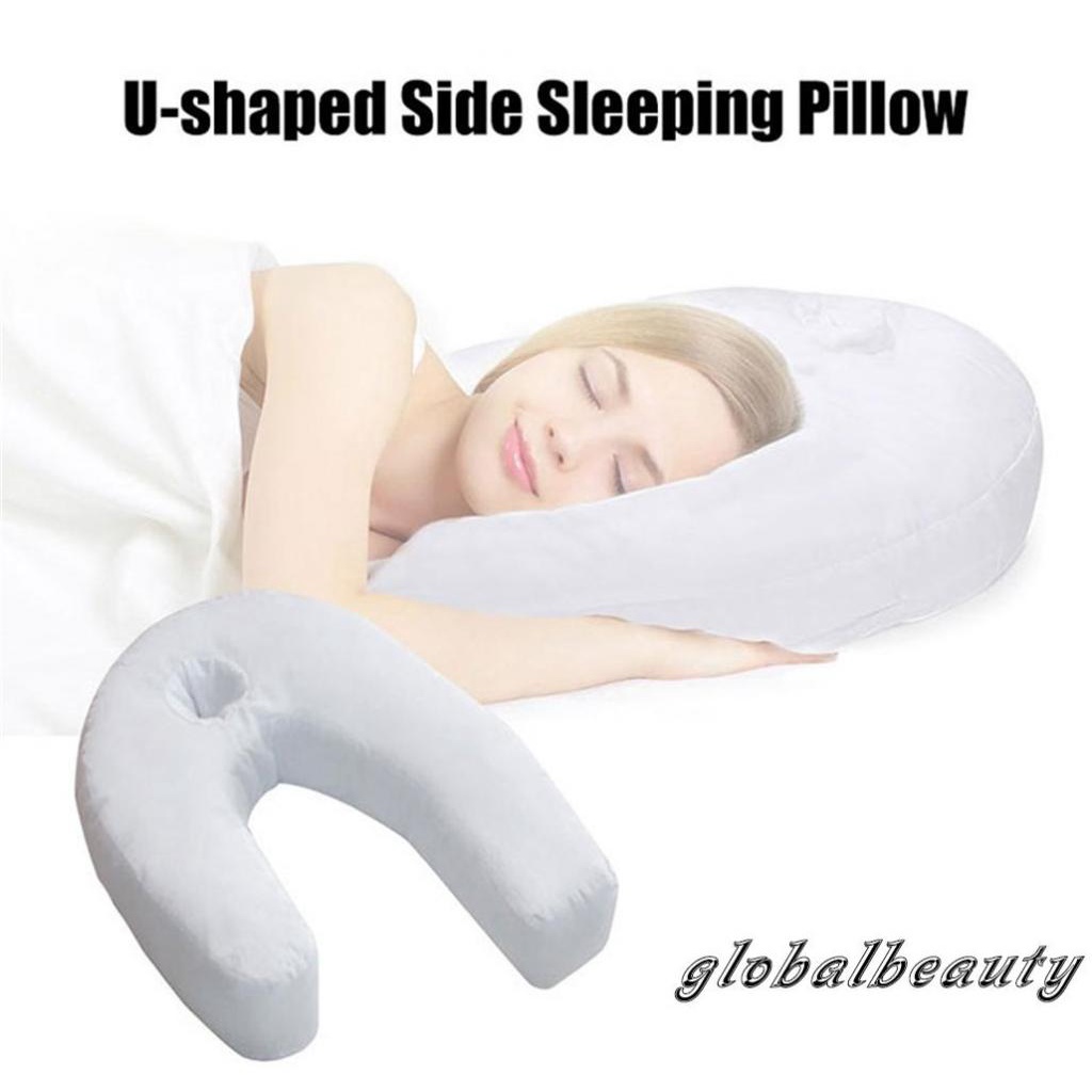 Gối Kê Cổ Và Lưng Hình Chữ U Bằng Cotton Tiện Dụng