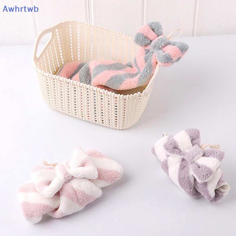 Khăn Lau Tay Vải Nhung San Hô Mềm Mại Thấm Hút Nước Nhanh Khô Tiện Dụng Cho Nhà Bếp / Phòng Tắm