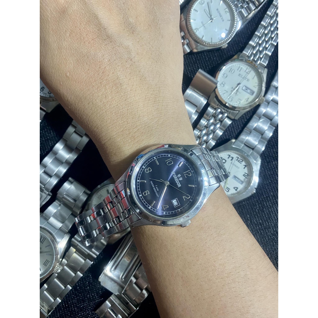 Đồng hồ nam, nữ size trung 34mm-38mm cho nam tay nhỏ, nữ tay to mẫu phổ thông hàng 2hand, vintage bãi Nhật