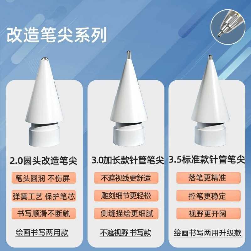 Đầu Bút Cảm Ứng Thay Thế Chuyên Dụng Cho iPad pencil 1 Và 2