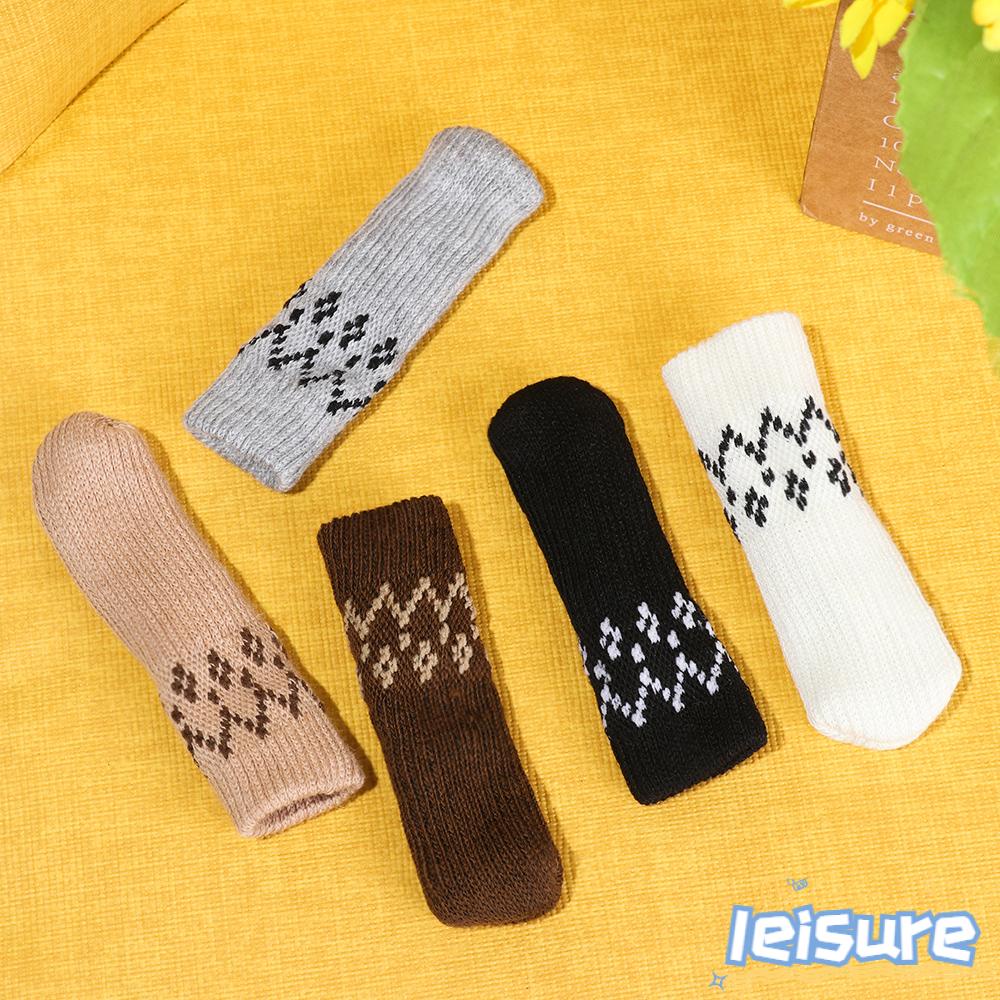 Set 4 Miếng Lót Chân Ghế Chống Trượt 5 Màu Tiện Dụng