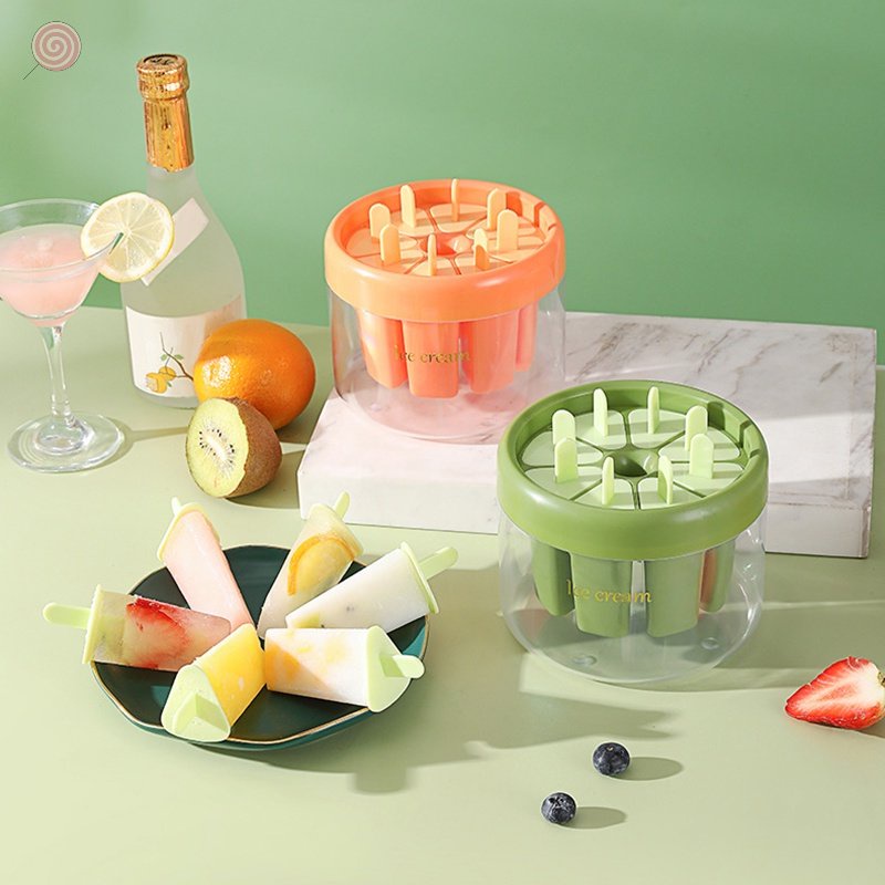 Khuôn Làm Kem Que Có Thể Tái Sử Dụng Tiện Lợi HSU