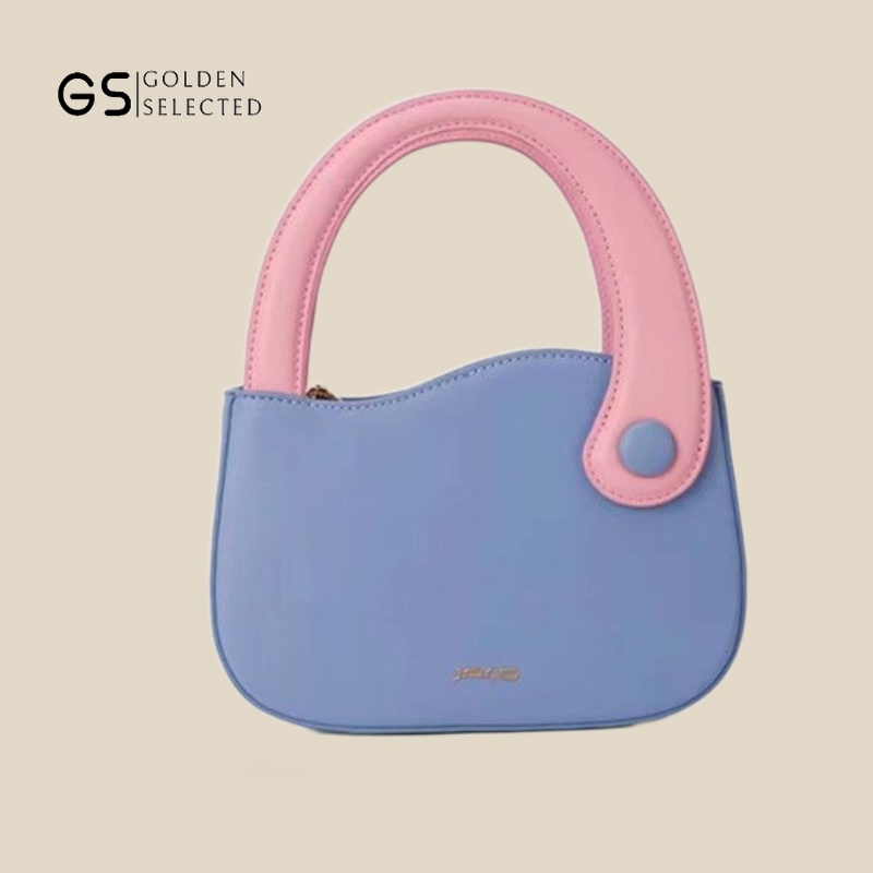 [Species Series] Túi Đeo Chéo Nhỏ Màu Tương Phản Phong Cách Mới Cho Nữ