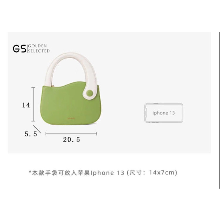 [Species Series] Túi Đeo Chéo Nhỏ Màu Tương Phản Phong Cách Mới Cho Nữ