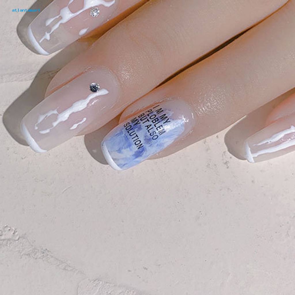 Túi Đựng Đồ Dùng Cao Cấp Tiện Dụng| Dụng Cụ In Hình Trang Trí Móng Tay Hai Đầu Trong Suốt Không Cần Biến Dạng