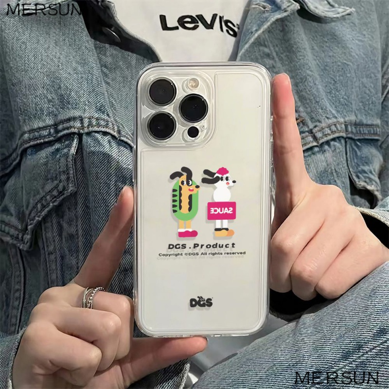 ✅Ốp Điện Thoại Mềm Chống Sốc In Hình Cún Hoạt Hình Cho iPhone 14pro 6In 13 78iPhone12 max11plus