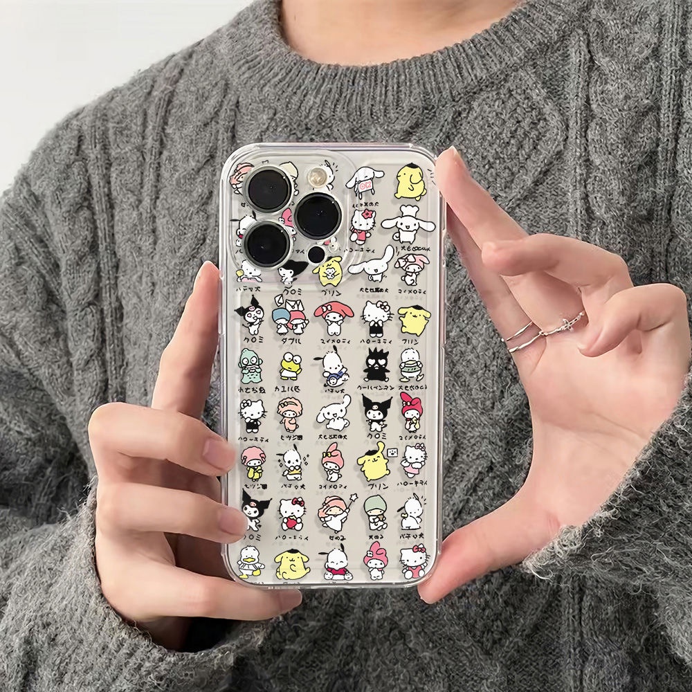 ✅Ốp Điện Thoại Dẻo Họa Tiết Hoạt Hình Mèo Kitty Dễ Thương Chống Sốc Cho Iphone12 6In 7813iPhone12 plus1114pro