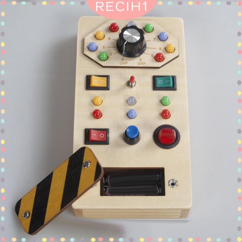 Bảng Đồ Chơi Bằng Gỗ Cảm Biến Giáo Dục Sớm Cho Bé