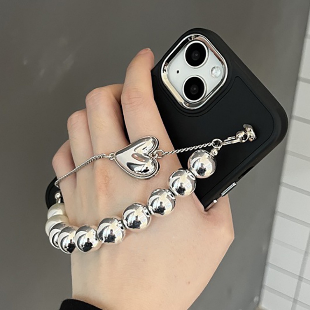 Ốp Điện Thoại TPU Mềm Chống Sốc Màu Trơn Có Vòng Tay Cho IPhone 14 Pro Max 13 12 11 Pro Max