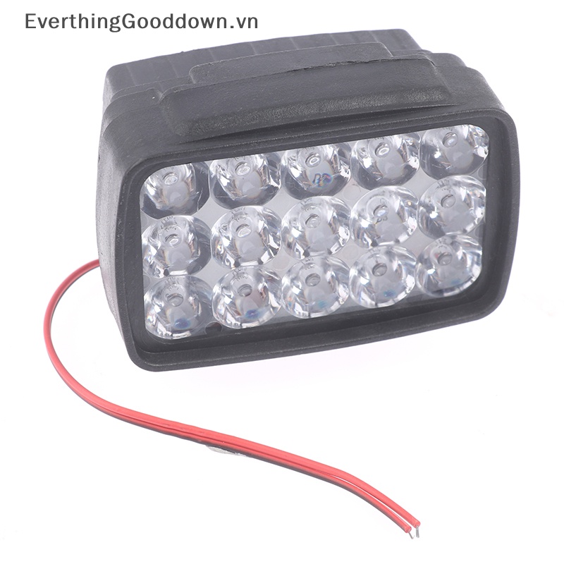 Đèn Pha LED 15 Bóng 1000LM Chuyên Dụng Cho Xe Mô Tô ATV Scooter