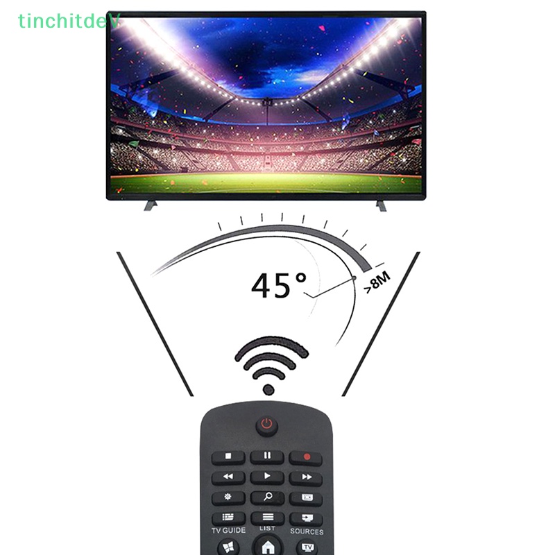 Điều Khiển Từ Xa RM-L1220 Thông Dụng Màu Đen Bằng ABS Chất Lượng Cao Cho TV Philips