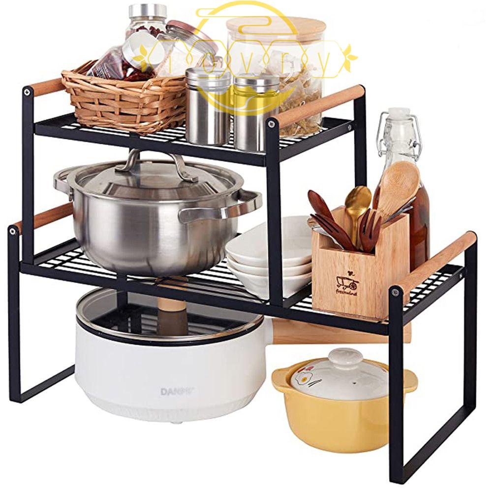 Giá Đỡ Sách Bằng Gỗ Tiết Kiệm Không Gian Cho Nhà Bếp