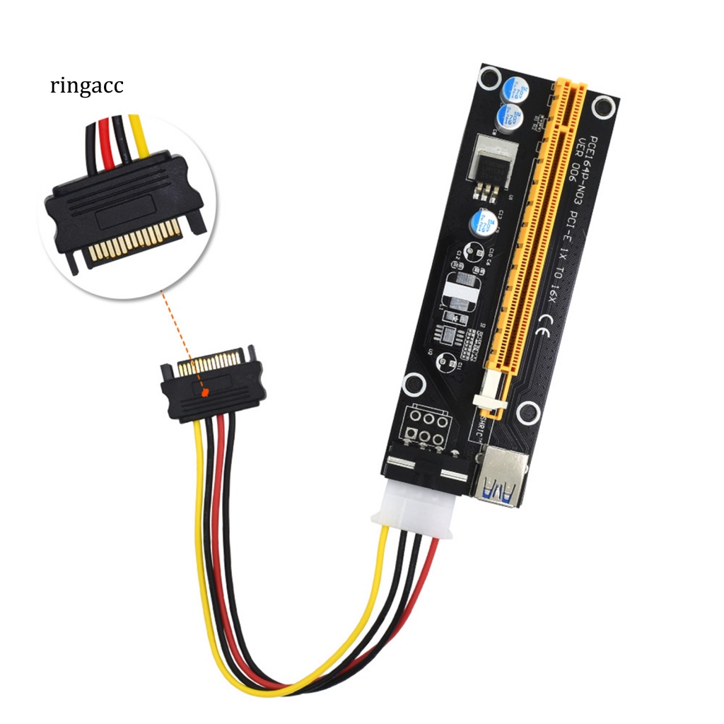 Card Mở Rộng RGA Ver006 Power USB 3.0 PCI-E 1X Sang 16X GPU
