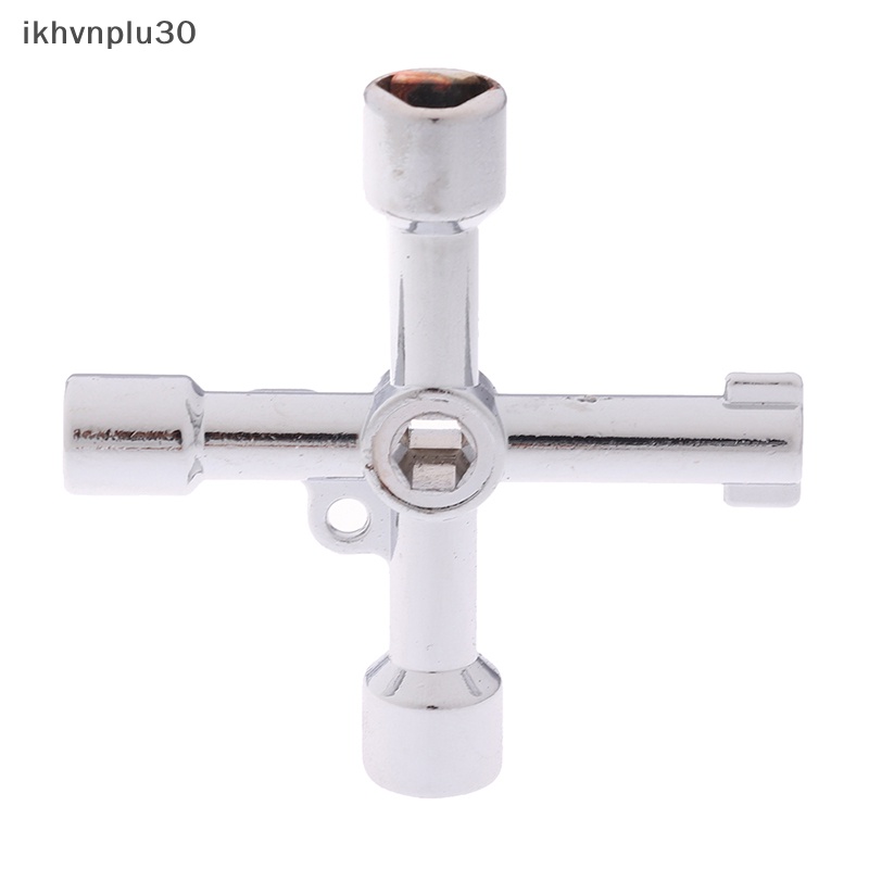 {Ikhvnplu30} Chìa khóa tiện ích 4 chiều cho đồng hồ đo khí đốt nước điện tủ tủ mở chìa khóa mới
