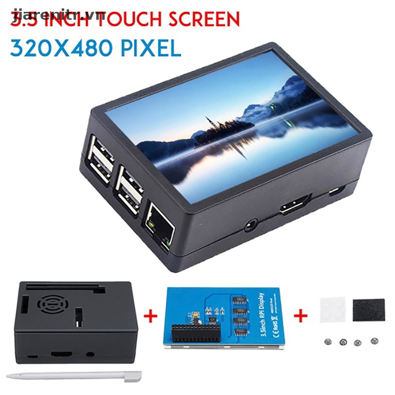 Bao Da Máy Tính Bảng Màn Hình Cảm Ứng LCD TFT JIA 3.5 "320 * 480 Cho Raspberry Pi A B A + 2B 3B 3B +