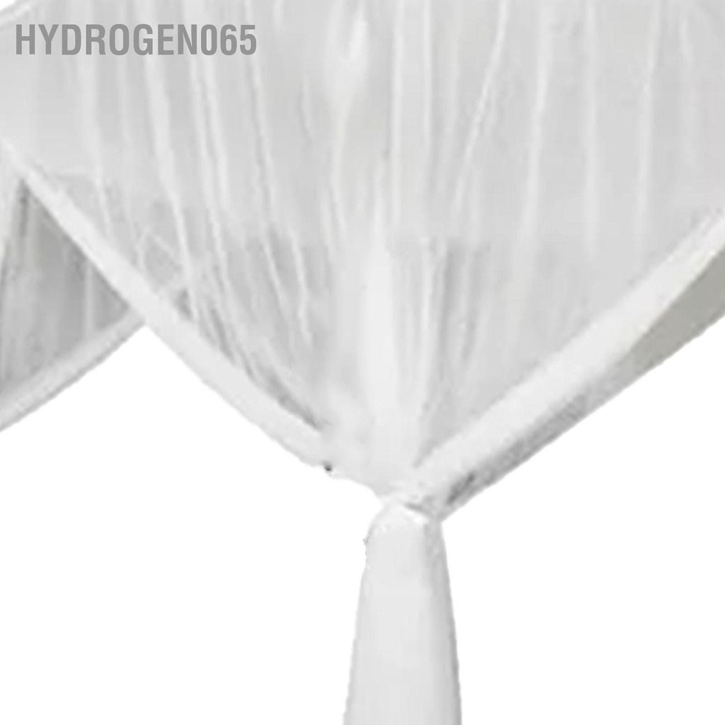 Hydrogen065 Tán giường vuông Polyester Bảo vệ hiệu quả 4 góc bền cho nhà trắng