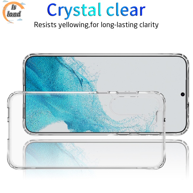 Ốp Điện Thoại Hình Vuông Trong Suốt Chống Sốc Cho S23plus S23 +