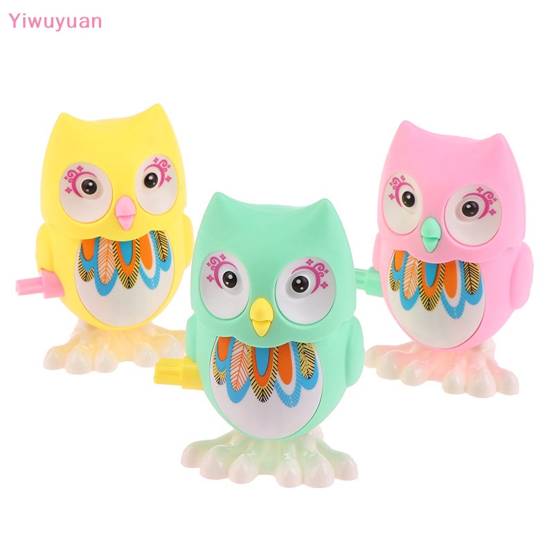 < Yiwuyuan > Đồ Chơi Lên Dây Cót Hình Chim Cú Hoạt Họa Đáng Yêu Cho Bé