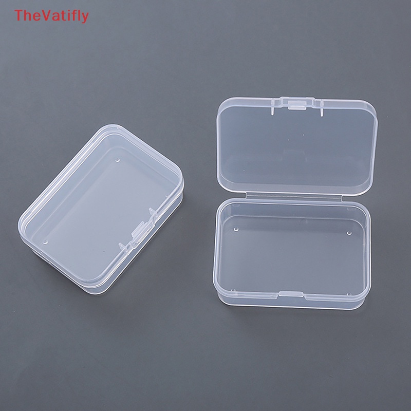 Bộ 2 Hộp Nhựa Trong Suốt Đựng Trang Sức / Mỹ Phẩm Tiện Dụng