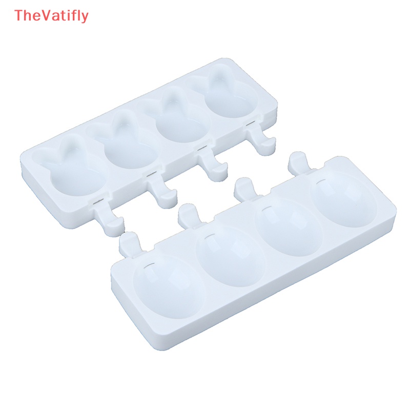 Khuôn Silicone Làm Kem 4 Ngăn Hình Ngôi Sao Giáng Sinh