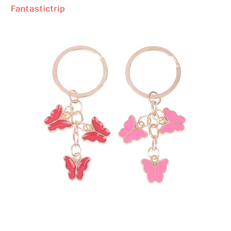 1 Móc Khóa Hình Bướm Thời Trang Dành Cho Nữ Mới