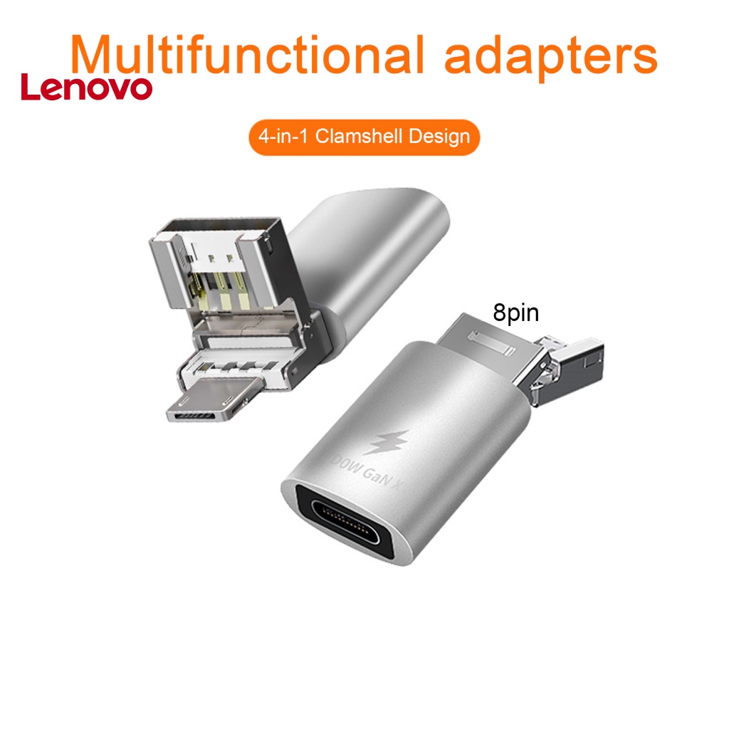 Bộ Chuyển Đổi Máy Tính Hoa Hướng Dương 5Gbps Thiết Kế Vỏ Sò 4 Trong 1 Cắm Và Chơi Truyền Dữ Liệu Đa Chức Năng Sturdy Cho IOS Micro Type-C