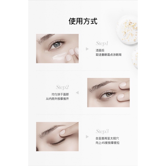Kem Dưỡng Da Mắt Ban Đêm Chứa Collagen Vàng Giữ Ẩm Làm Sáng Da Và Xóa Mờ Quầng Thâm