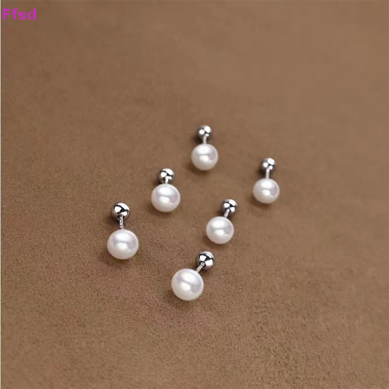 1 Đôi Khuyên Tai Ngọc Trai Dạng Xoắn Ốc Cho Nữ