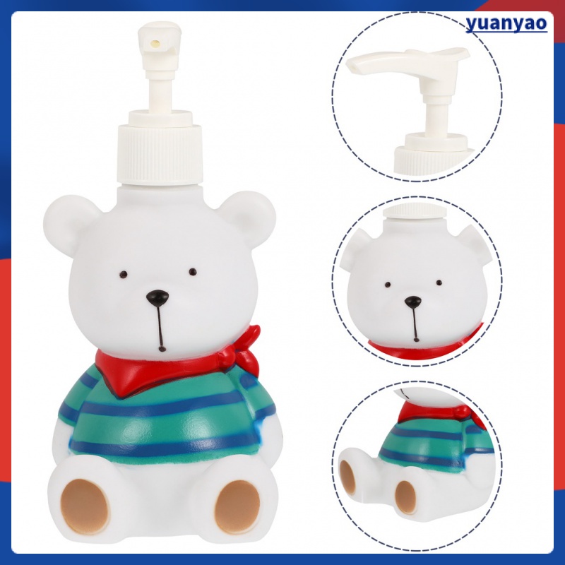 1 Bình Rỗng Dạng Bơm Đựng Xà Phòng Dầu Gội Dành Cho Trẻ Em Khi Đi Du Lịch