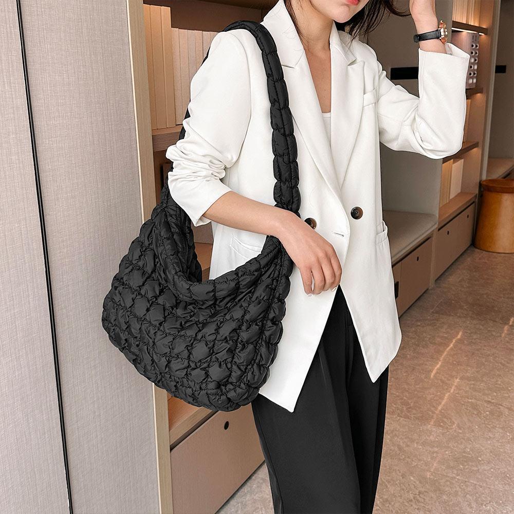 Túi Đeo Chéo Chần Bông Phong Cách BORAG Y2K Cho Nữ